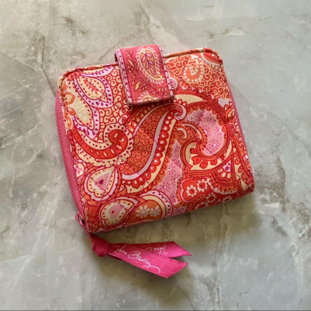 Pink Vera Bradley wallet